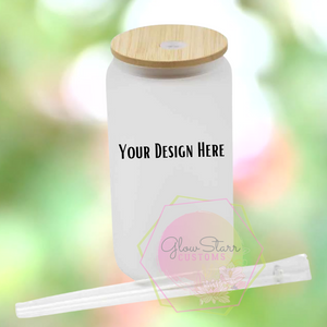 Frosted Glass Cans