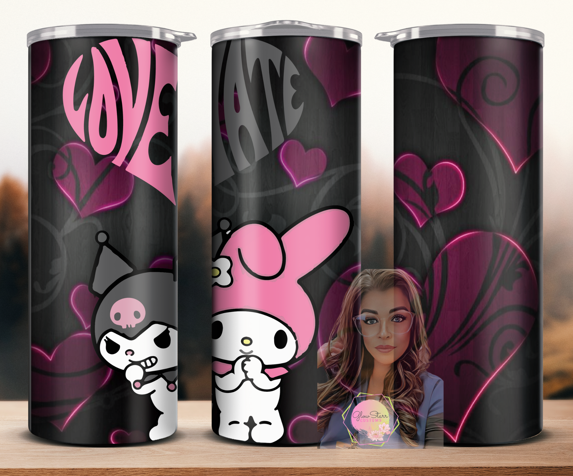 Kuro-mi and My Mel-ody Tumbler