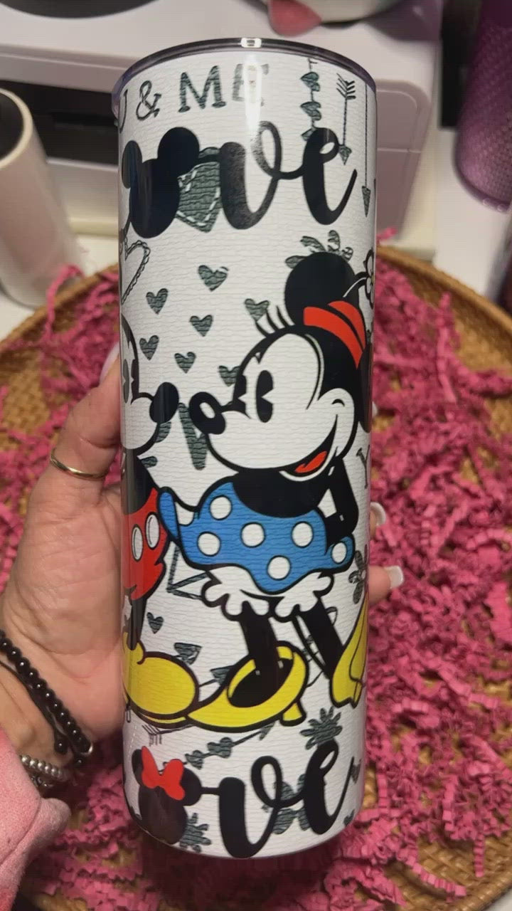 Disn Mouse Love Tumbler
