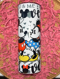 Disn Mouse Love Tumbler