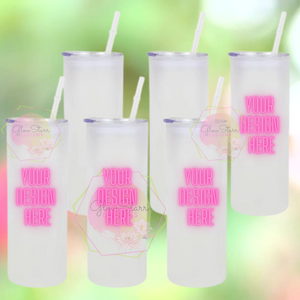 Frosted Glass Tumbler