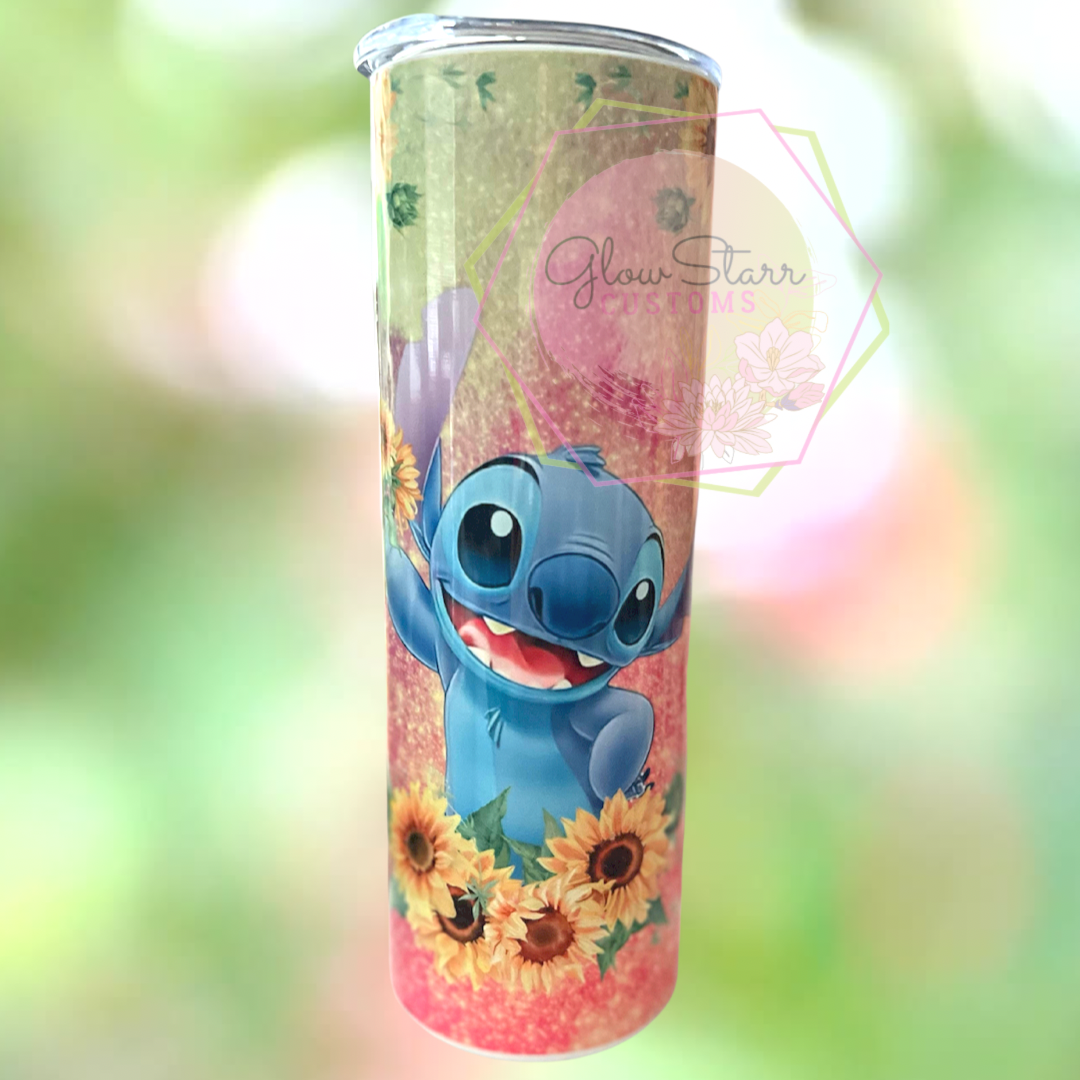Alien Sunflowers Tumbler