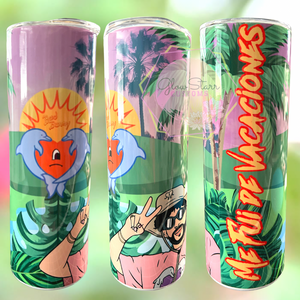 Bad Bunny Vacaciones Tumbler