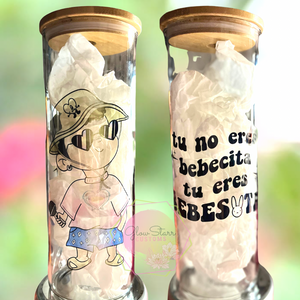 Bad Bunny Bebesota Glass Tumbler