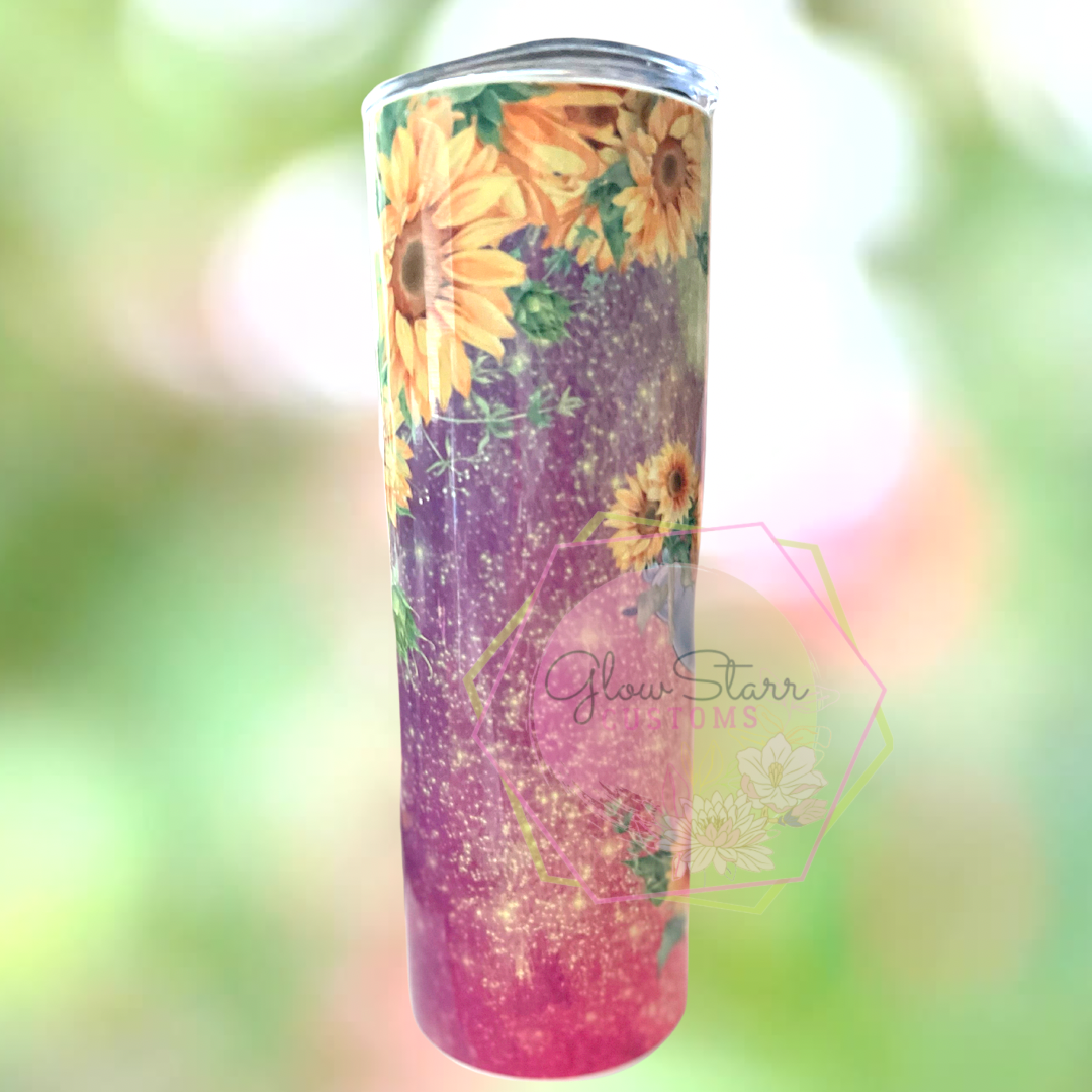 Alien Sunflowers Tumbler